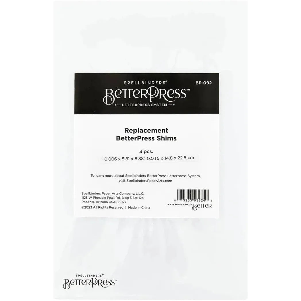 bp-092 Spellbinders Better Press Replacement Shims product image