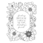 bp-106 Spellbinders Mirrored Arch Blooms Press Plates