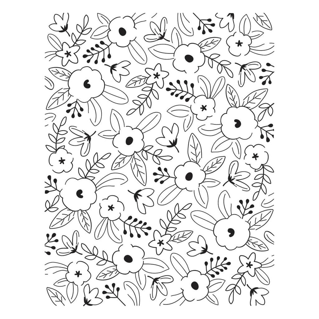 Spellbinders Floral Celebration Press Plate bp-151