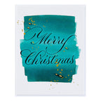Spellbinders Copperplate Merry Christmas Press Plate bp-177 holidays