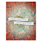 Spellbinders Night & Day Pines Press Plates bp-197 happy new year