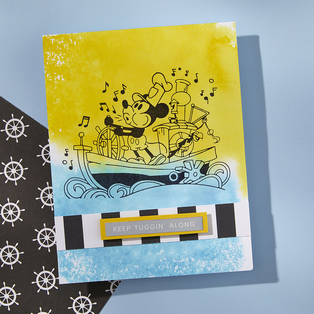 Spellbinders Steamboat Willie Press Plate and Die Set bp-313 tuggin