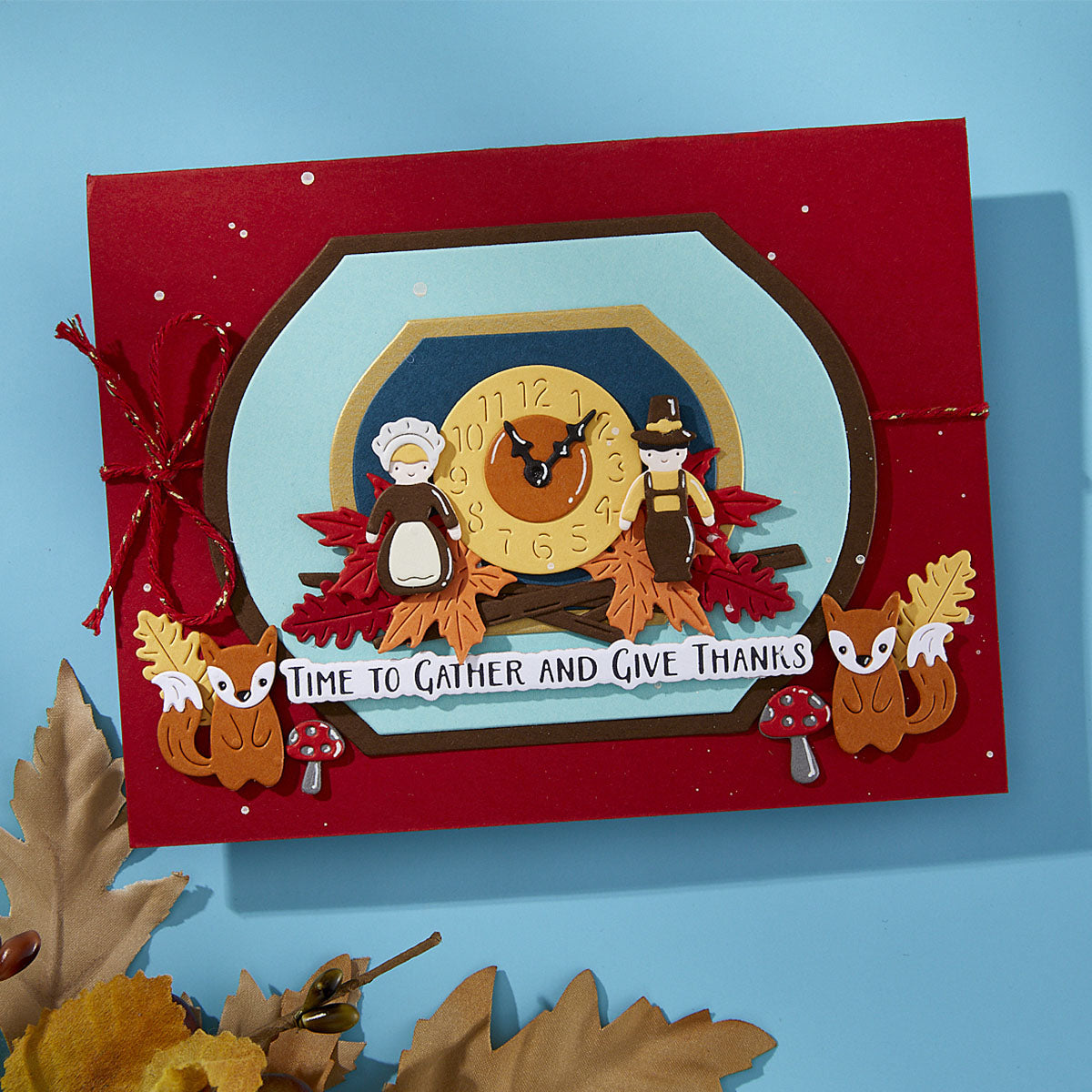 Spellbinders Cuckoo Cottage Sentiments BetterPress Plate and Die Set bp-317