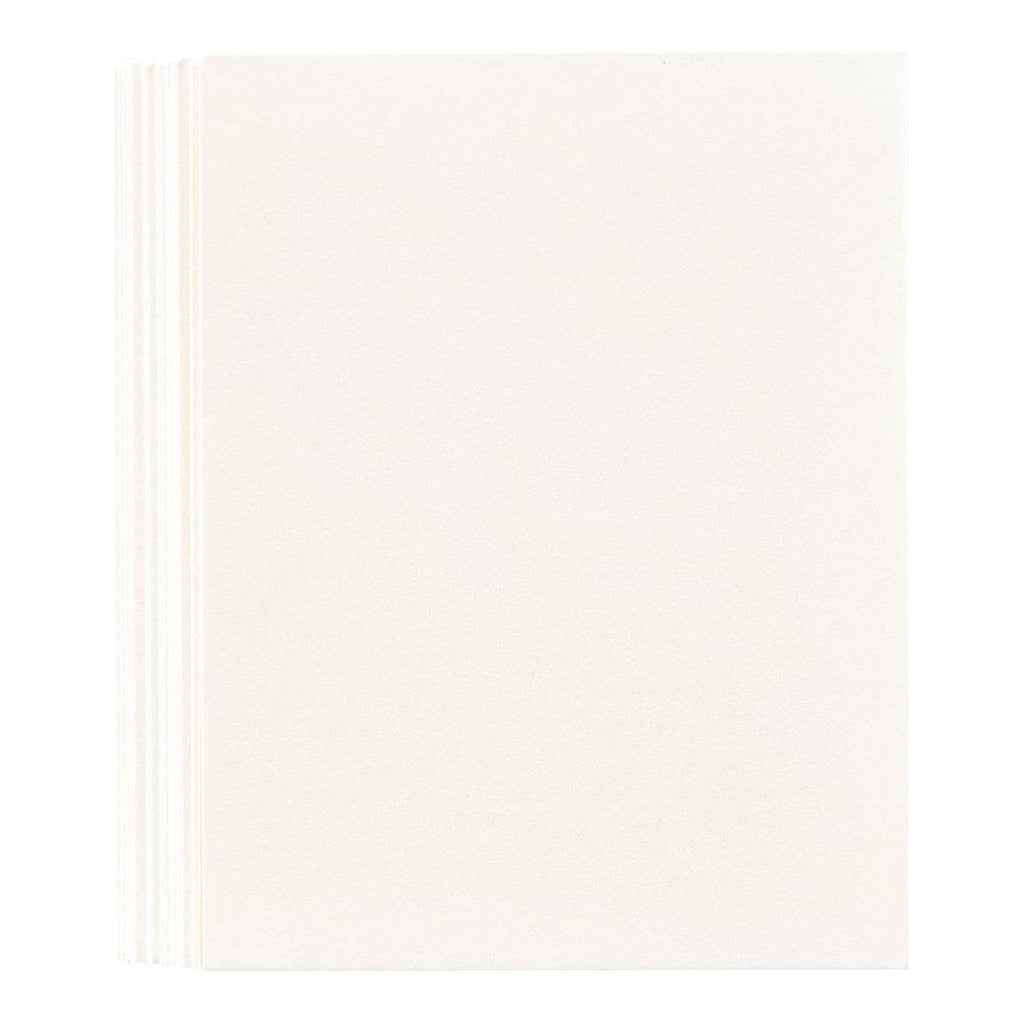 BPC-003 Spellbinders BetterPress Cotton Card Panels A2 Bisque 25 Pack Bisque