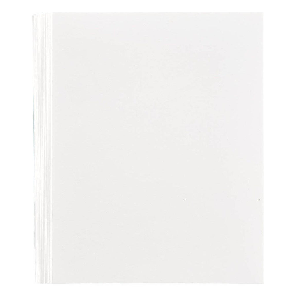 BPC-008 Spellbinders Better Press Cotton 8.5 x 11 inch Sheets Porcelain 25 Pack Porcelain