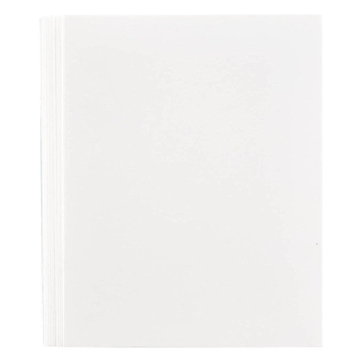 BPC-008 Spellbinders Better Press Cotton 8.5 x 11 inch Sheets Porcelain 25 Pack Porcelain