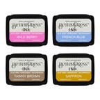 BPI-002 Spellbinders BetterPress Ink Nature Tones Mini 4 Ink Pad Set Nature