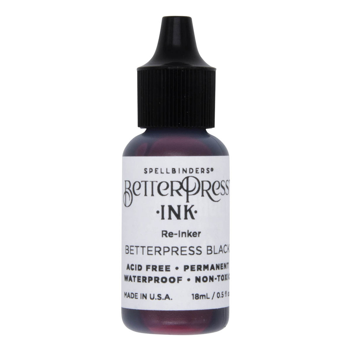 BPI-011 Spellbinders BetterPress Ink Reinker Black