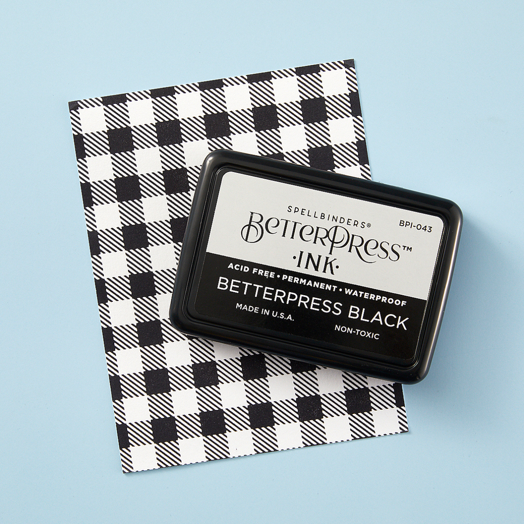 Spellbinders Full Size BetterPress Black Ink Pad bpi-043 product image