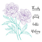 Spellbinders Peony Perfection Registration Press Plates bpr-004