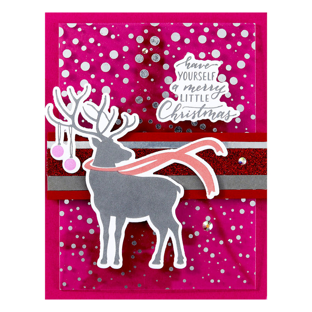Spellbinders Sprinkled Confetti Press Plates bp-200 merry little christmas