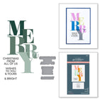 Spellbinders Color Mix Merry Registration Press Plates bpr-016