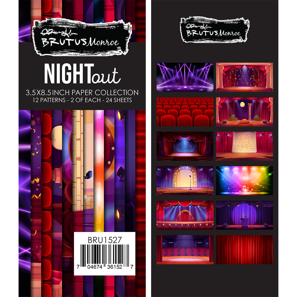 Brutus Monroe Night Out Slimline Paper Pad bru1527