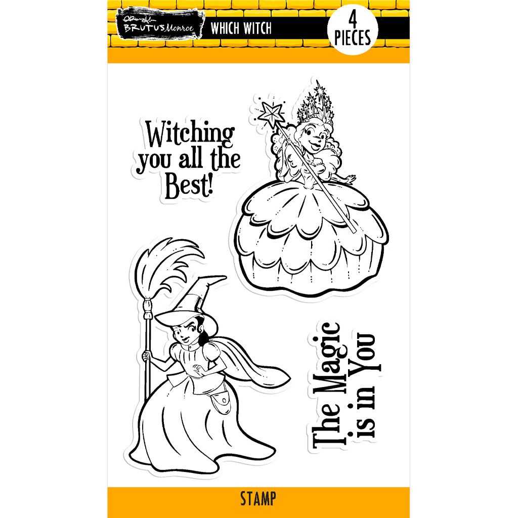 Brutus Monroe Which Witch Clear Stamp Set bru1774