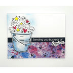 Brutus Monroe You Fill My Bucket Stamp and Die Bundle bru4386 happiness card