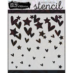 Brutus Monroe Happiness 6x6 Stencil bru4393