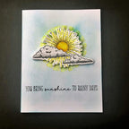 Brutus Monroe Sun Lovin' Clear Stamps bru4522 sunshine card