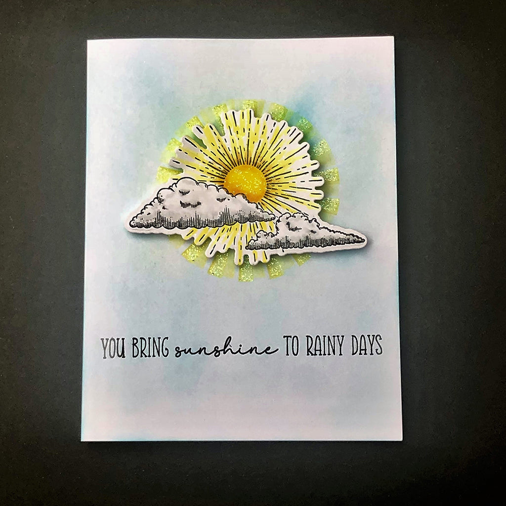 Brutus Monroe Sun Lovin' Clear Stamps bru4522 sunshine card