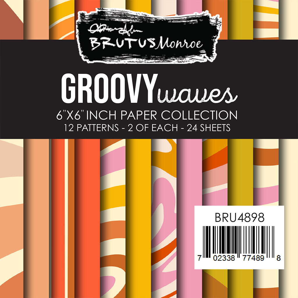 Brutus Monroe Groovy Waves 6x6 Paper Pad bru4898