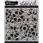 Brutus Monroe Mod Flowers 6x6 Stencil bru5048