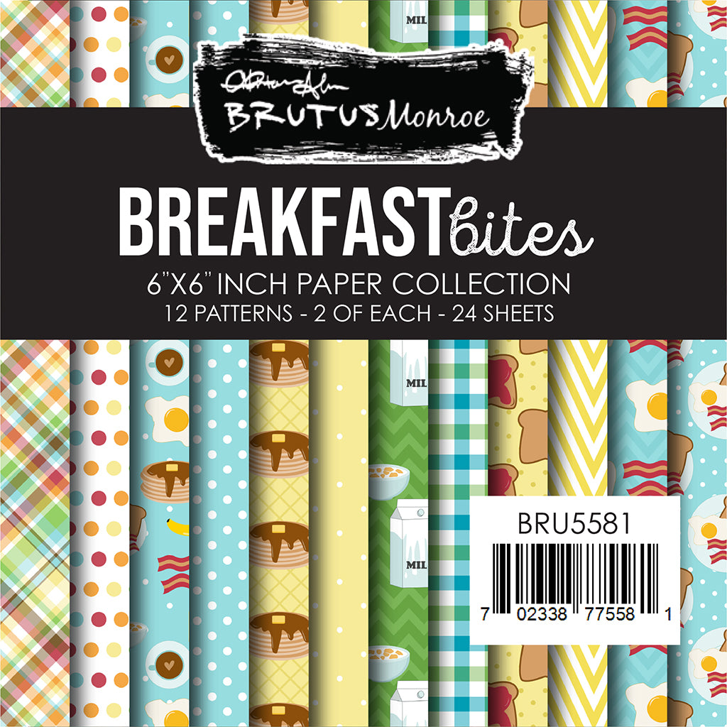 Brutus Monroe Breakfast Bites 6x6 Paper Pad bru5581