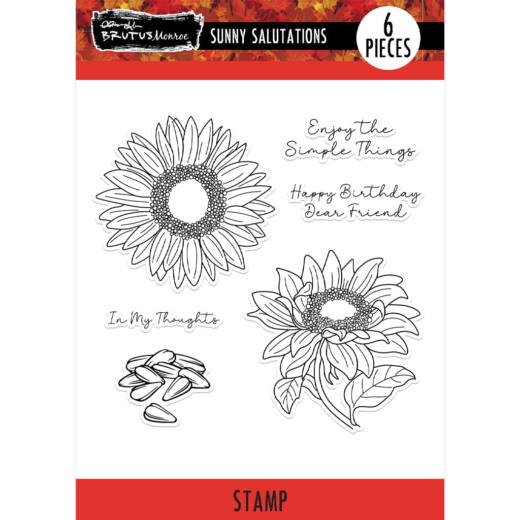 Brutus Monroe Sunny Salutations Clear Stamps bru5758