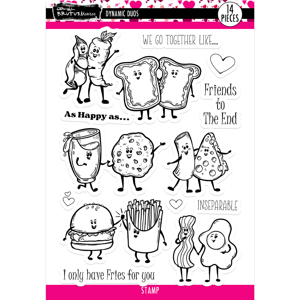 Brutus Monroe Dynamic Duos Clear Stamps bru8784