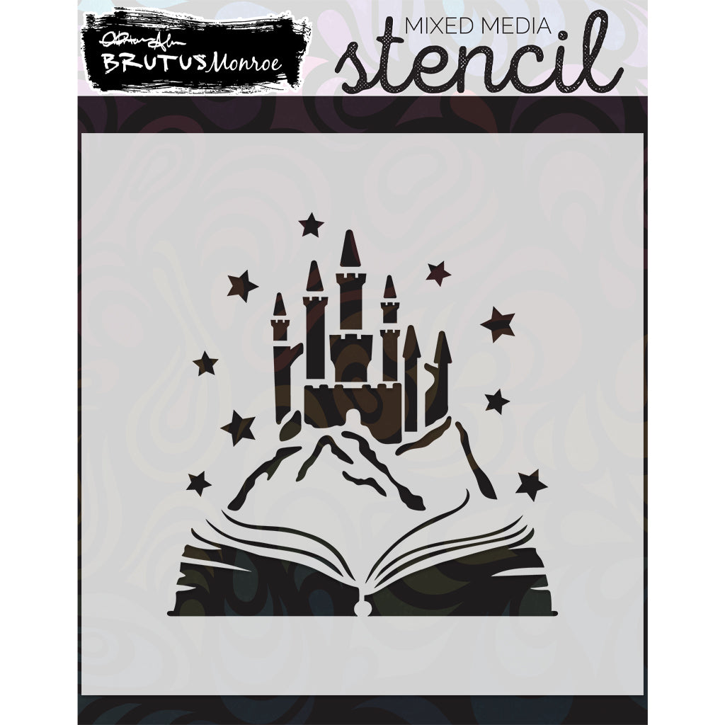 Brutus Monroe Adventure Awaits Stencil bru8984