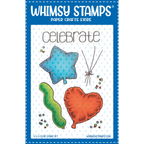Whimsy Stamps Celebrate Balloons Clear Stamps BS1057