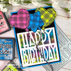 Whimsy Stamps Celebrate Balloons Clear Stamps BS1057 Happy Birthday