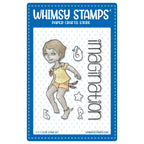 Whimsy Stamps Woolly Bear Kids Imagination Clear Stamps BS1059