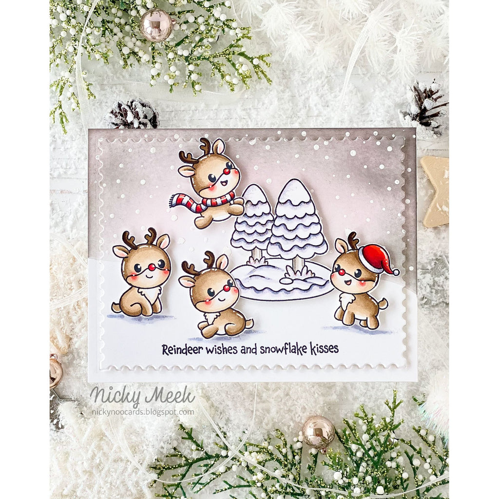 Simon Says Stamp Baby Fawn Wafer Dies 1403sdc And Everything Nice Christmas Card | color-code:ALT05
