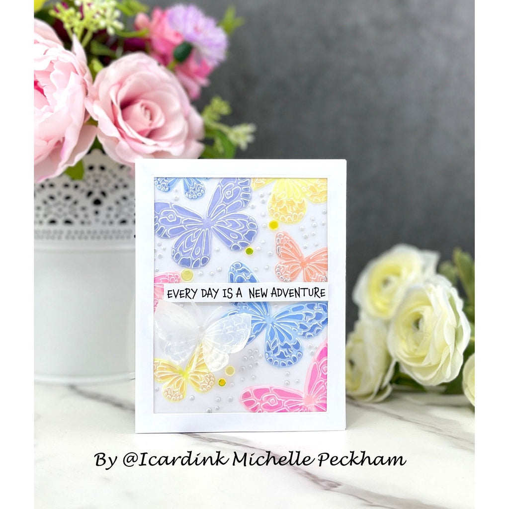 Simon Says Stamp Sentiment Strips Back to School Bundle set1031bs Friend Like You New Adventure Card