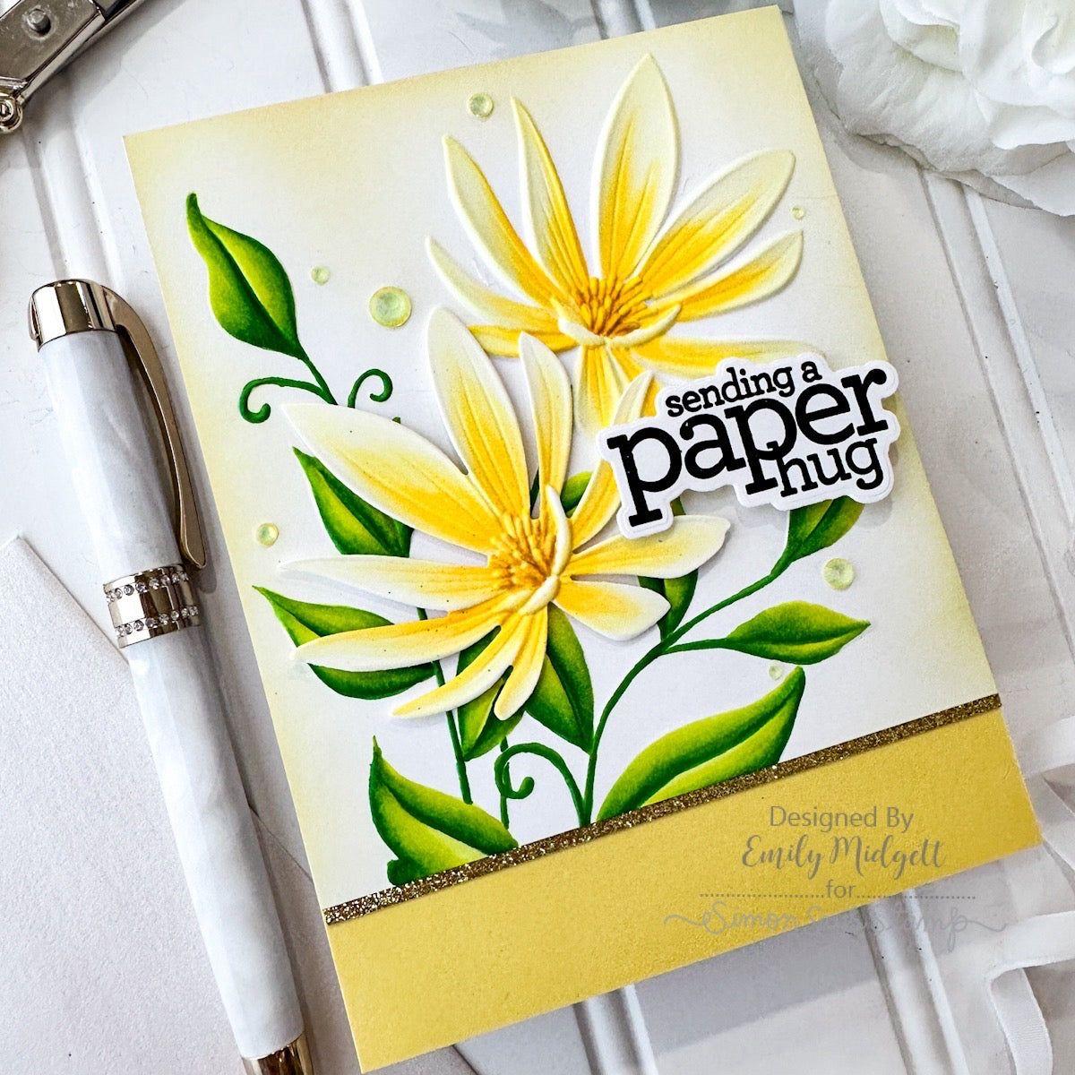 CZ Design Stamps and Dies Bad Day Good Vibes set814bd Sunny Vibes Encouragement Card | color-code:ALT01
