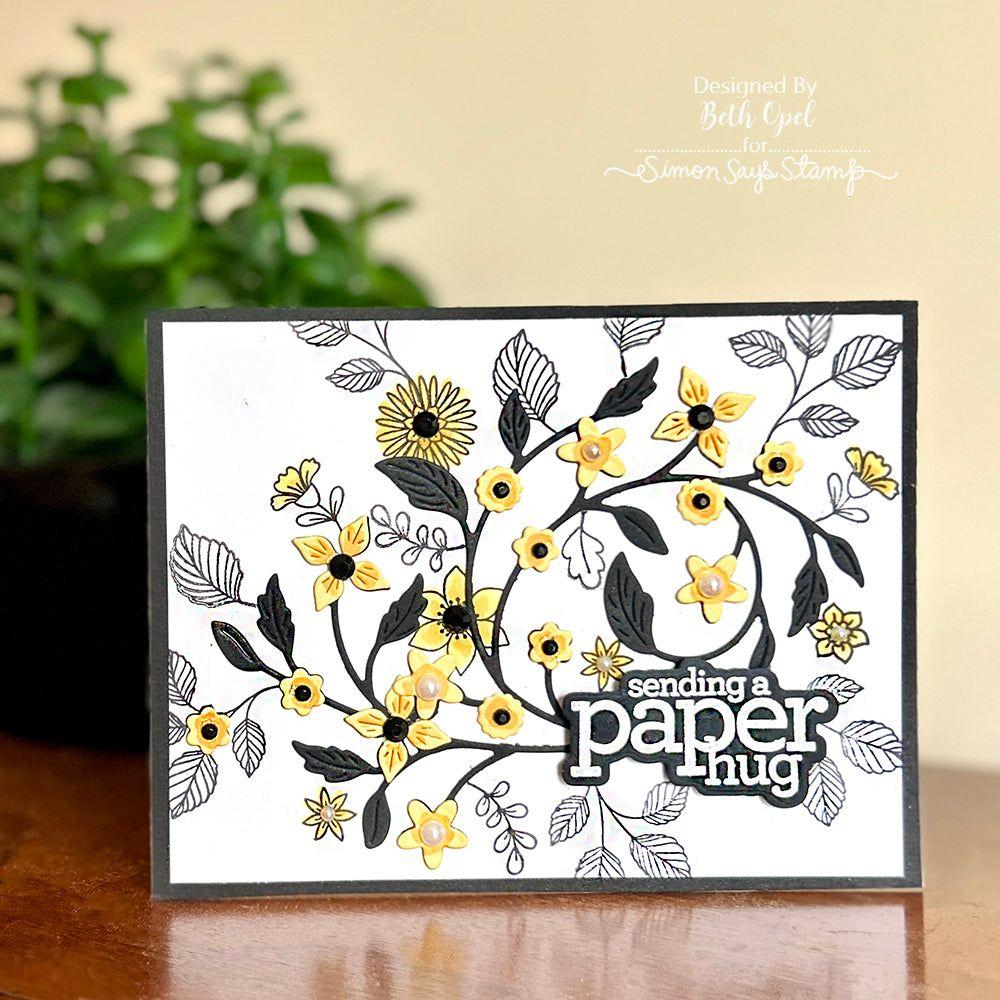 CZ Design Stamps Dies and Sentiment Strips Bad Day Good Vibes set807bd Sunny Vibes Encouragement Card