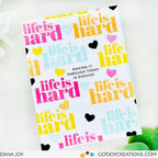 CZ Design Clear Stamps Bad Day Good Vibes cz388c Sunny Vibes Encouragement Card | color-code:ALT01