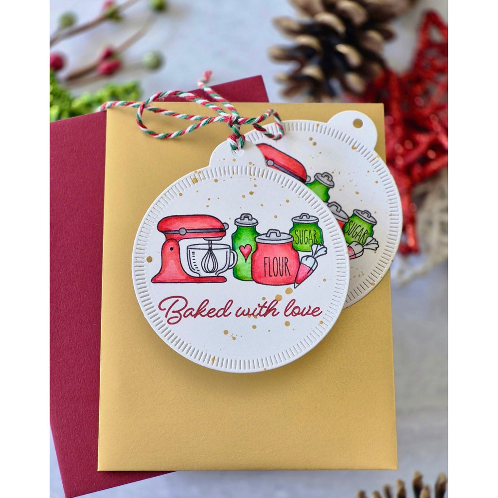 Simon Says Clear Stamps Baked with Love 2269ssc STAMPtember Baked Goods Tags