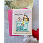 Simon Says Stamps and Dies Baked With Love set1045bl STAMPtember Friend Card
