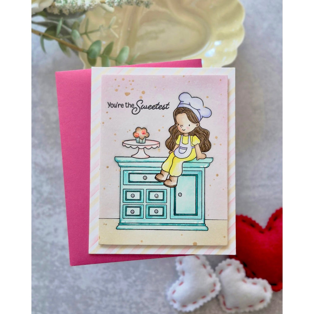 Simon Says Stamps and Dies Baked With Love set1045bl STAMPtember Friend Card