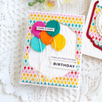 Simon Says Stamp Party Balloon Wafer Dies 1453sd Birthday Card | color-code:ALT04