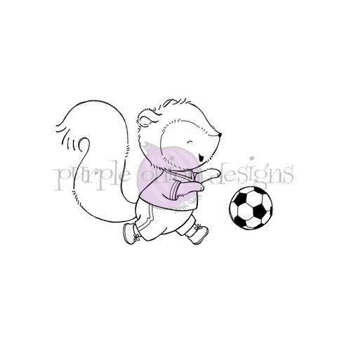 Purple Onion Designs Bandit Unmounted Cling Stamp pod1404