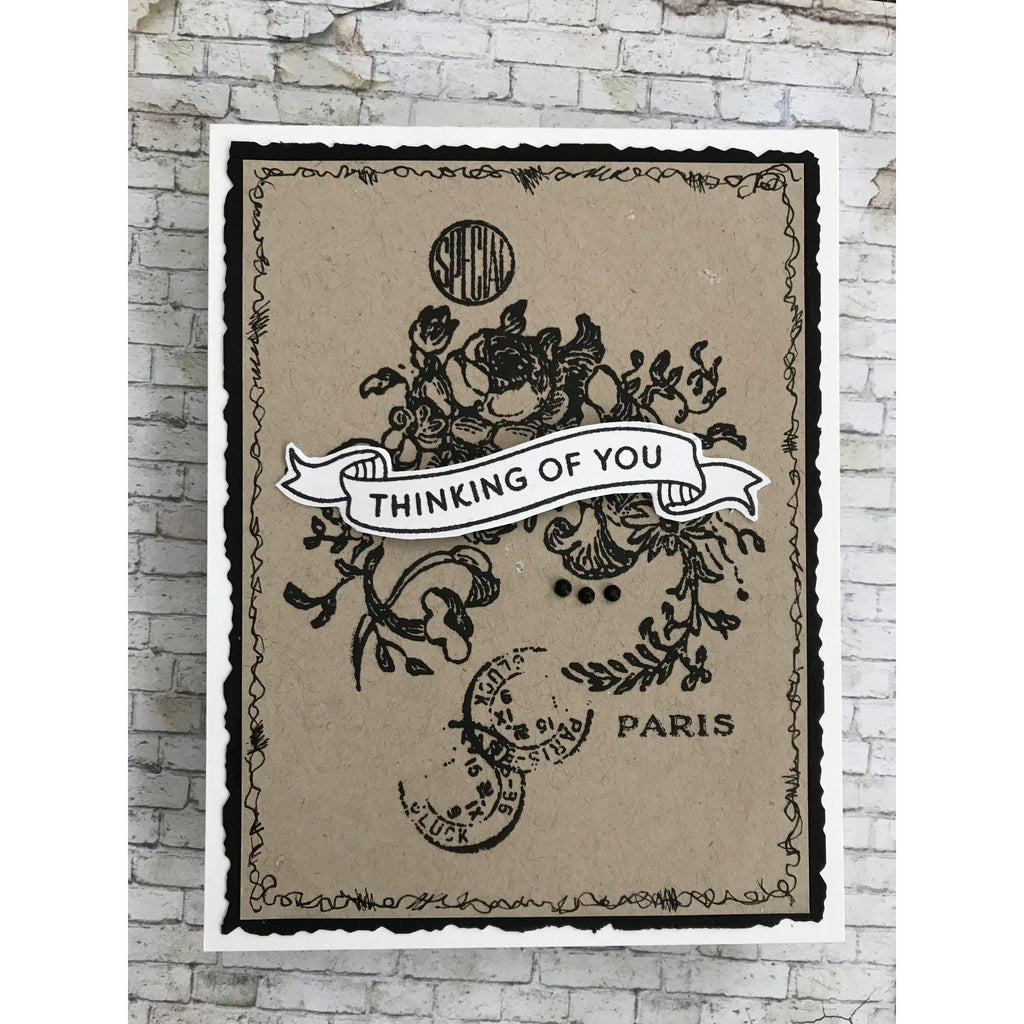 Simon Says Stamps and Dies Banner Greetings set984bg Moments in Time Thinking of You Card