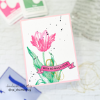 Simon Says Clear Stamps Banner Greetings 3189ssc Moments in Time Love Card