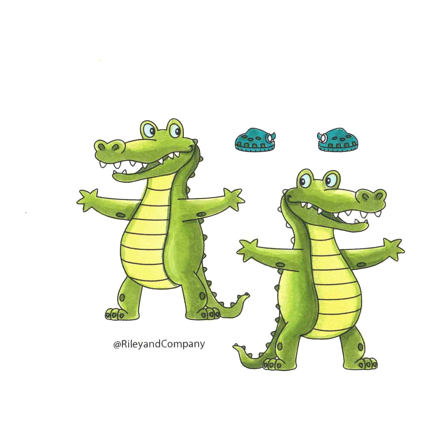 Riley and Company Basic Dress Up Crocodile dur11