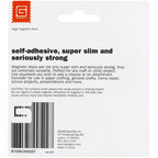 BasicGrey Large Magnetic Discs Self Adhesive met-522 Back of Package