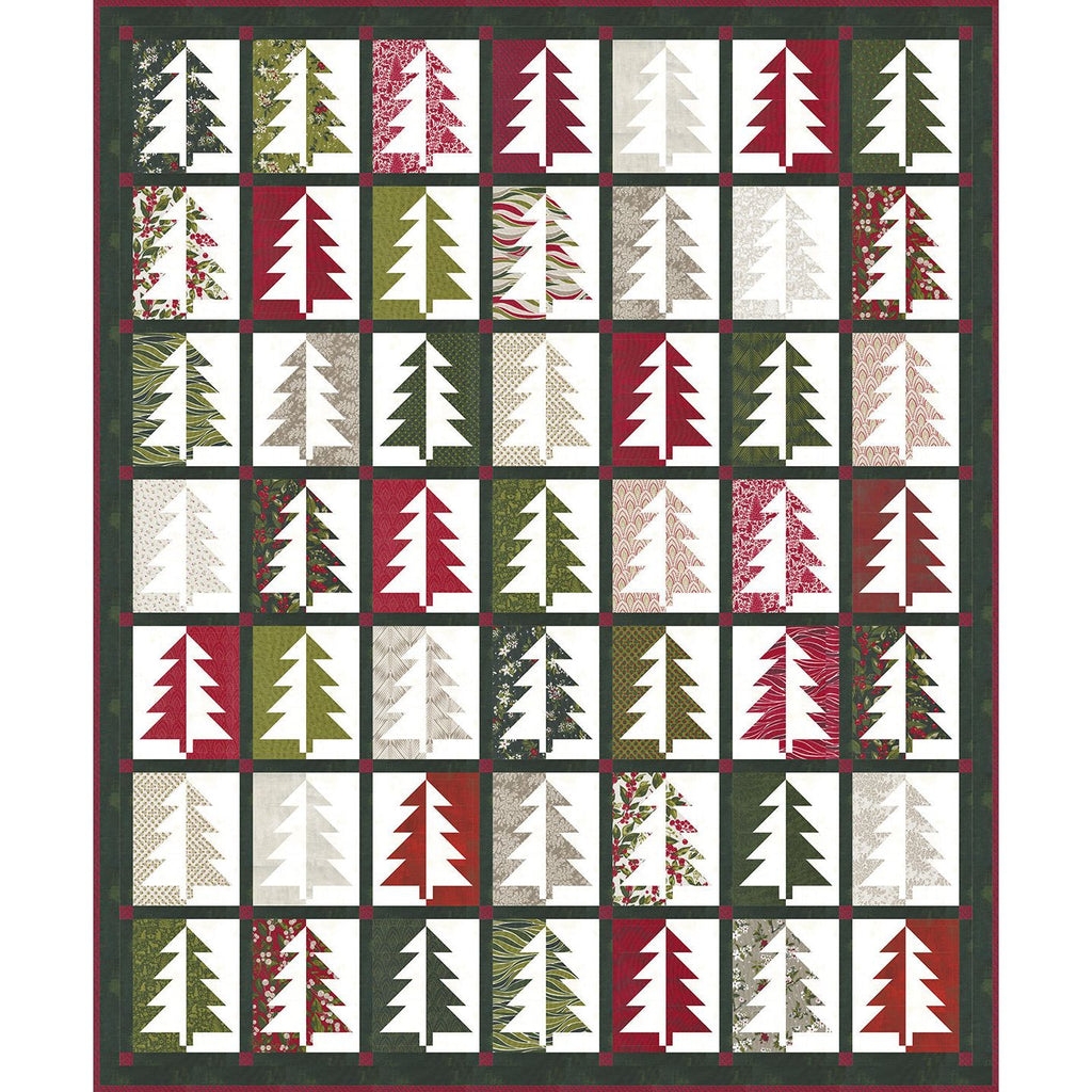 BasicGrey Pine View Printed Booklet pat071b Geometric Nature