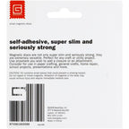 BasicGrey Small Magnetic Discs Self Adhesive MET-359 back of package