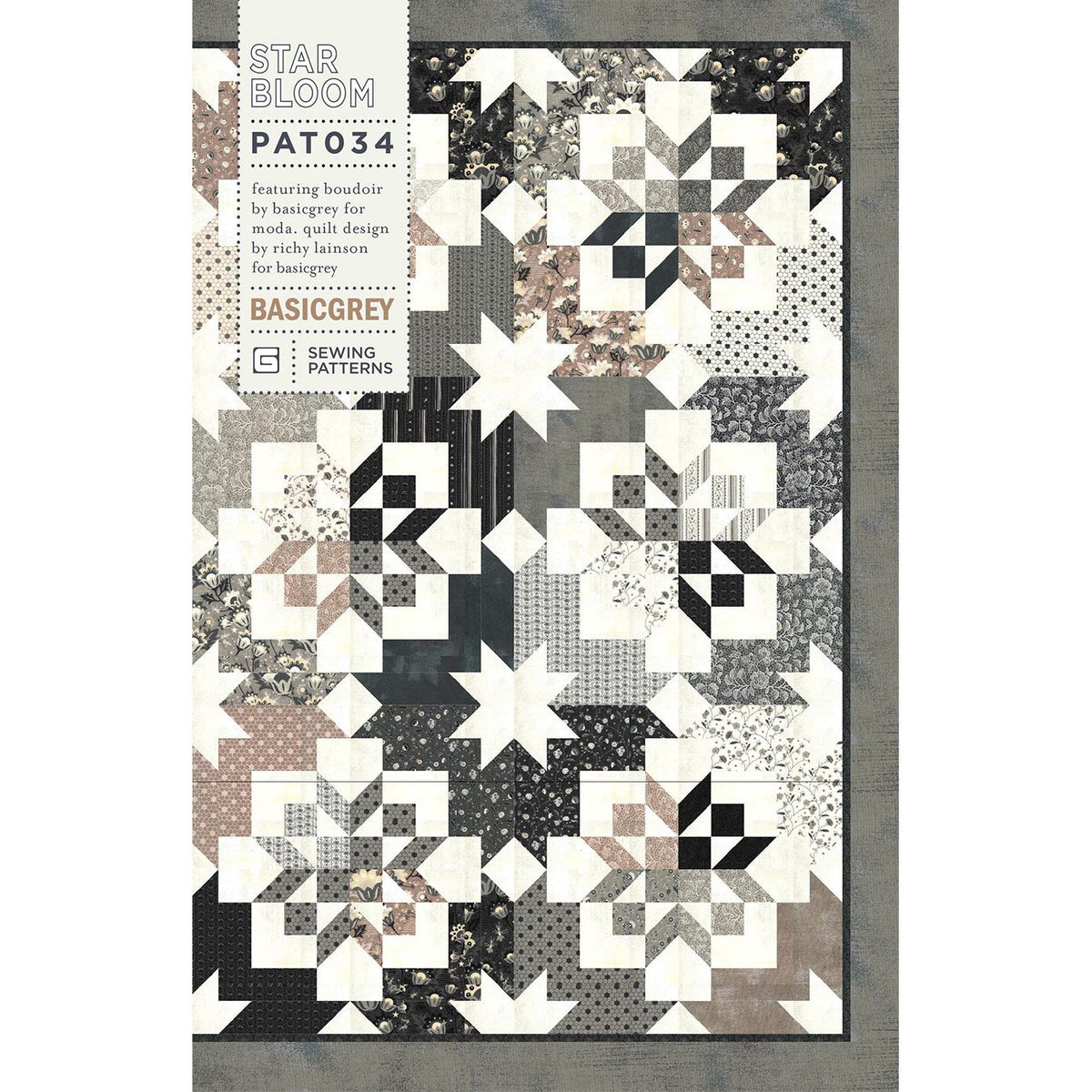 BasicGrey Star Bloom Printed Booklet pat034b