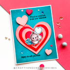 Simon Says Stamp Basic Hearts Wafer Dies 1541sd Heart to Heart