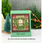Simon Says Stamp Basic Shapes Squares Wafer Dies 1384sd DieCember Christmas Card